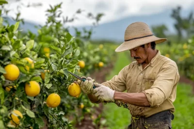 como podar limon persa