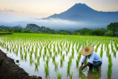 como cultivar arroz