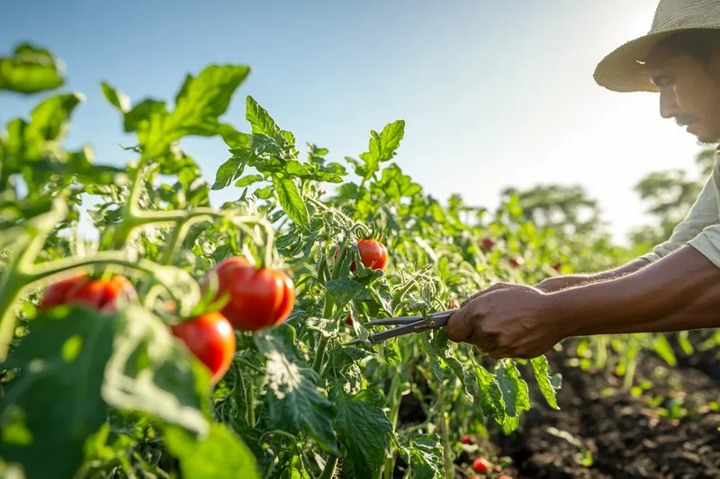 como podar tomates