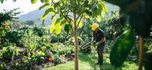 como podar un arbol para que crezca hacia arriba